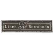 Linen and Boxwoods